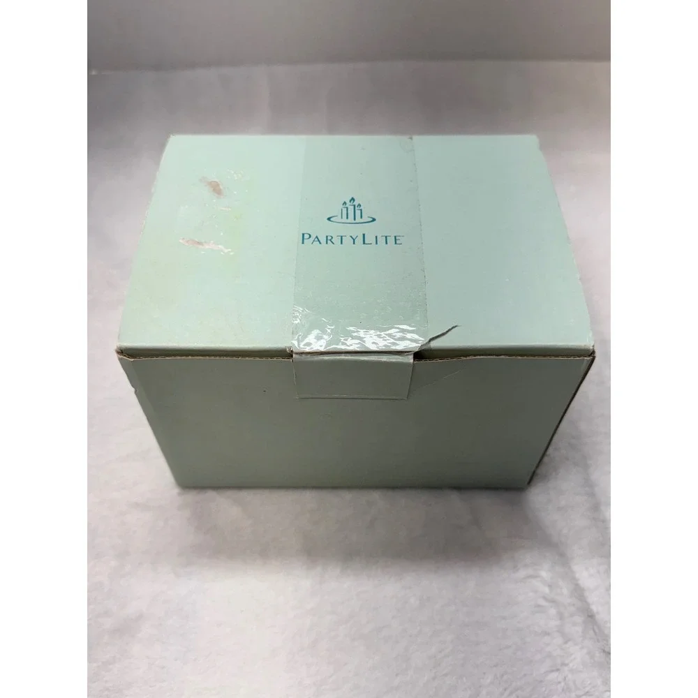 PartyLite Felicity Tealight Holder P8114 Angel Cloud Ceramic Candle Holder Box - Picture 6 of 7